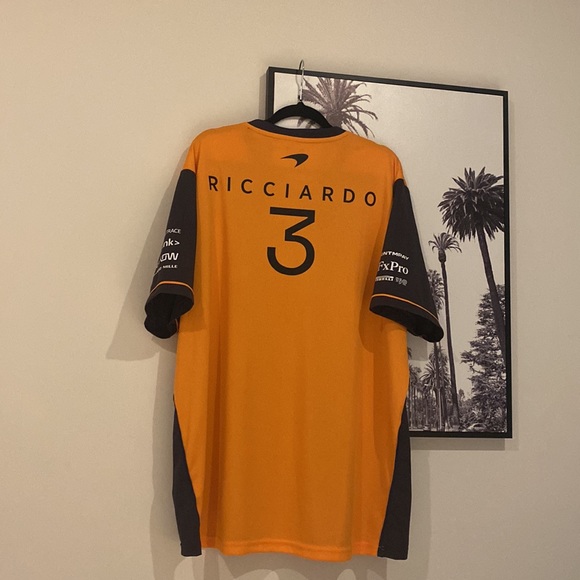 Formula 1 official Daniel Riccardo McLaren Mens XXL supporters top F1 ‘22🏆 - Picture 5 of 7